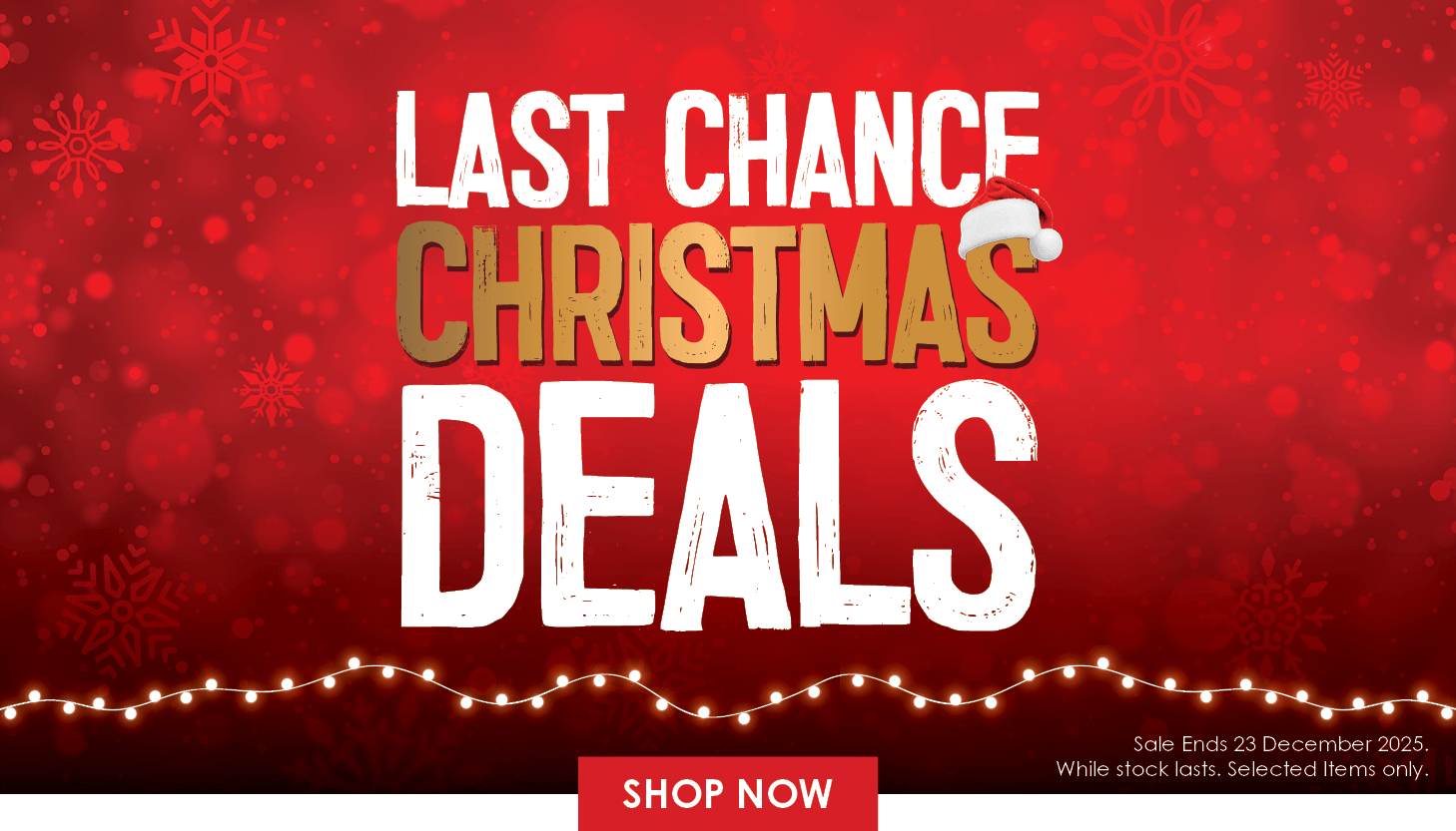 Last Chance Christmas Deals | Shop Now
